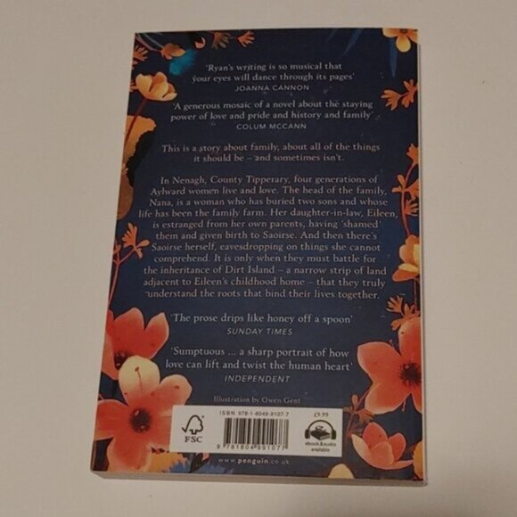 3/$13  The Queen of Dirt Island Adult novel softcover book by Donal Ryan - Picture 4 of 4